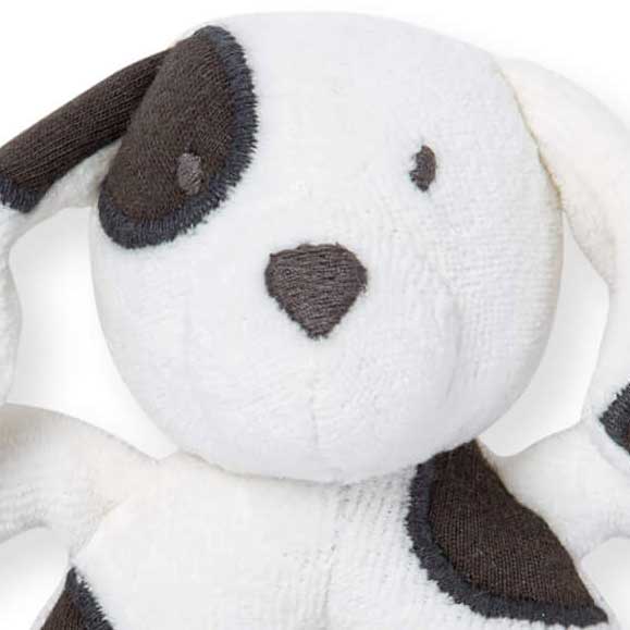 Burt's Bees Baby - Puppy Plush Baby Rattle: Puppy / One Size