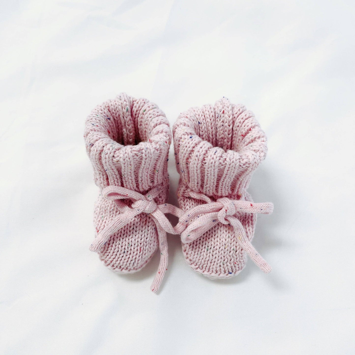 Knit Booties - Strawberry
