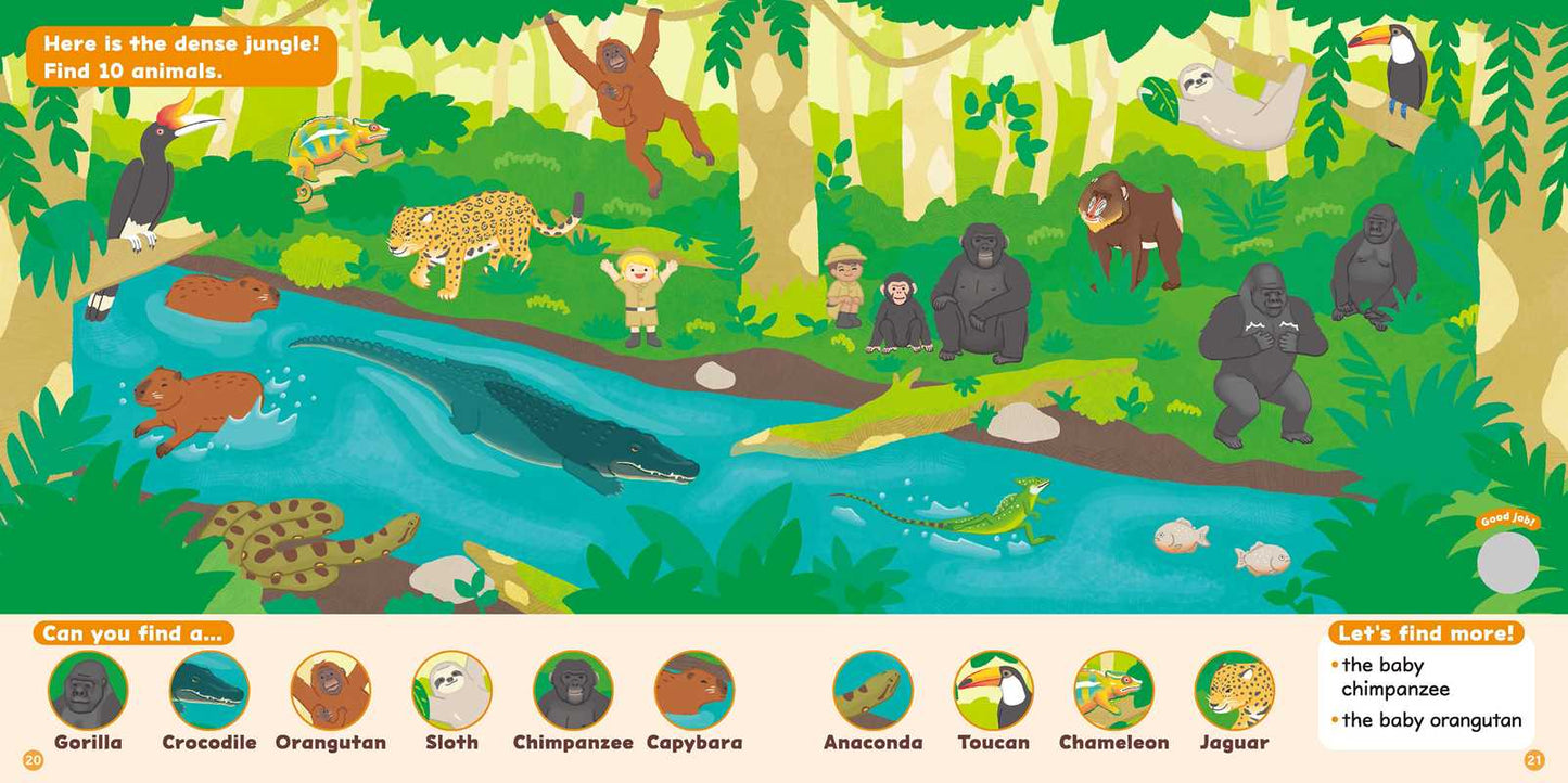 Simon & Schuster - SEEK, FIND, FUN! Animals by Gakken early childhood experts: Paperback; 58 pages / English