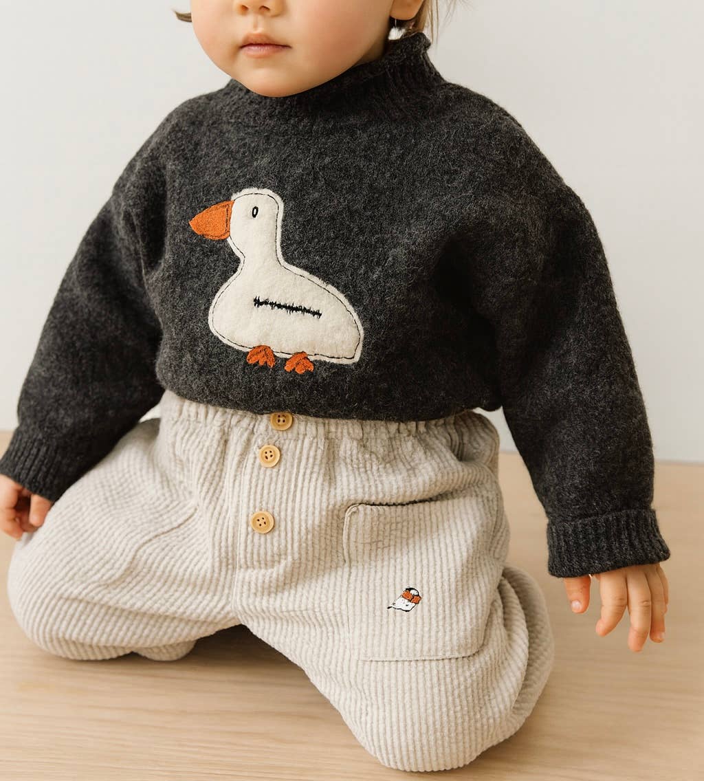 Birdie Lane Baby + Kids - Silly Goose Sweater: 4T