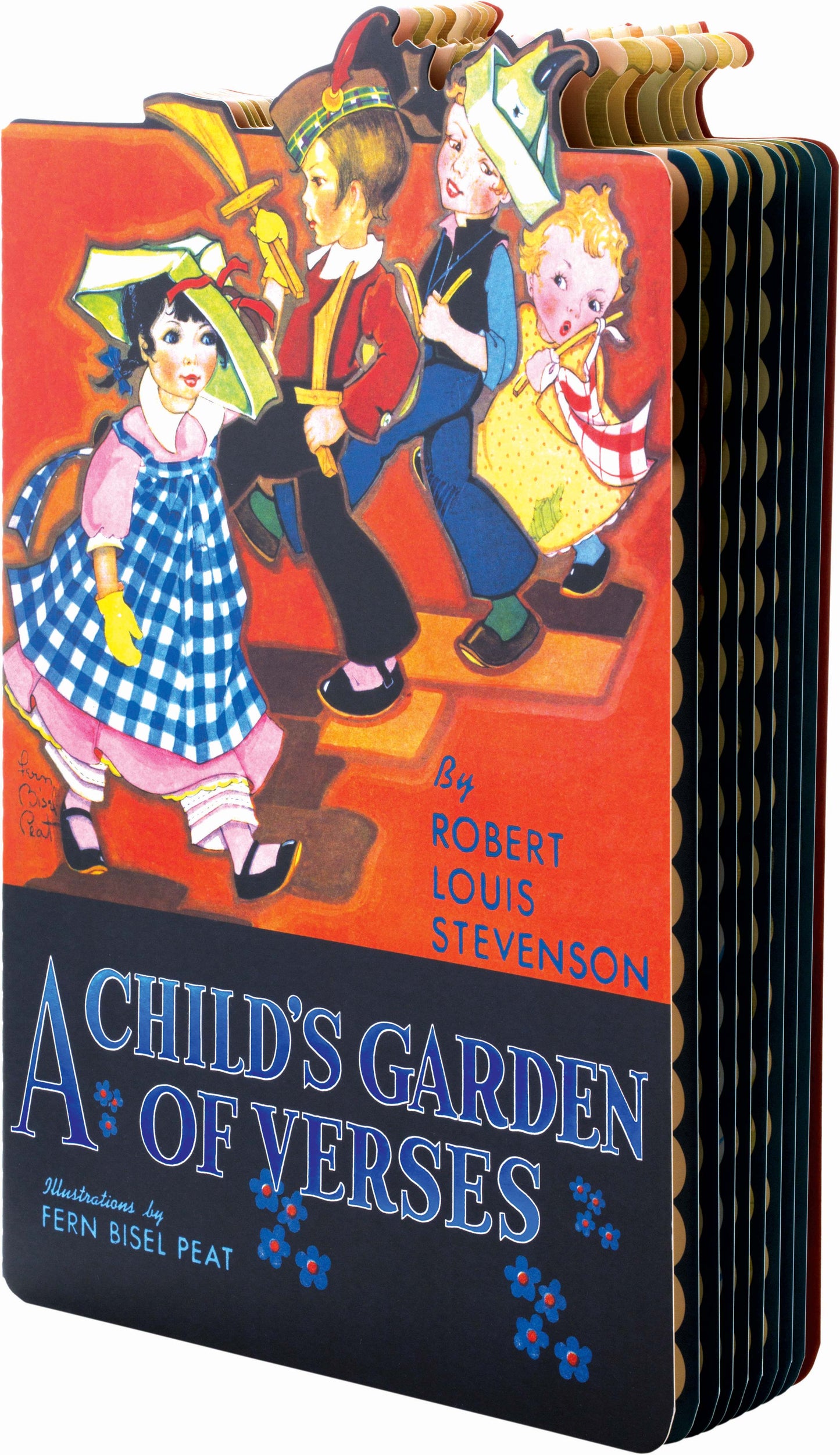 Laughing Elephant Books - A Child's Garden Of Verses- Children's Shape Book-Vintage