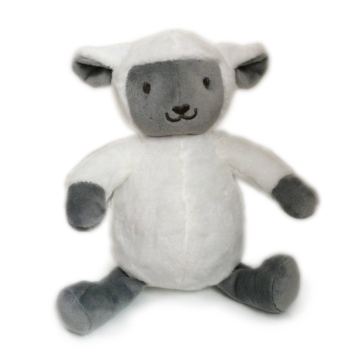 SwaddleDesigns - Baby Plush Toy, 7 Inch Sitting, Little Lamb