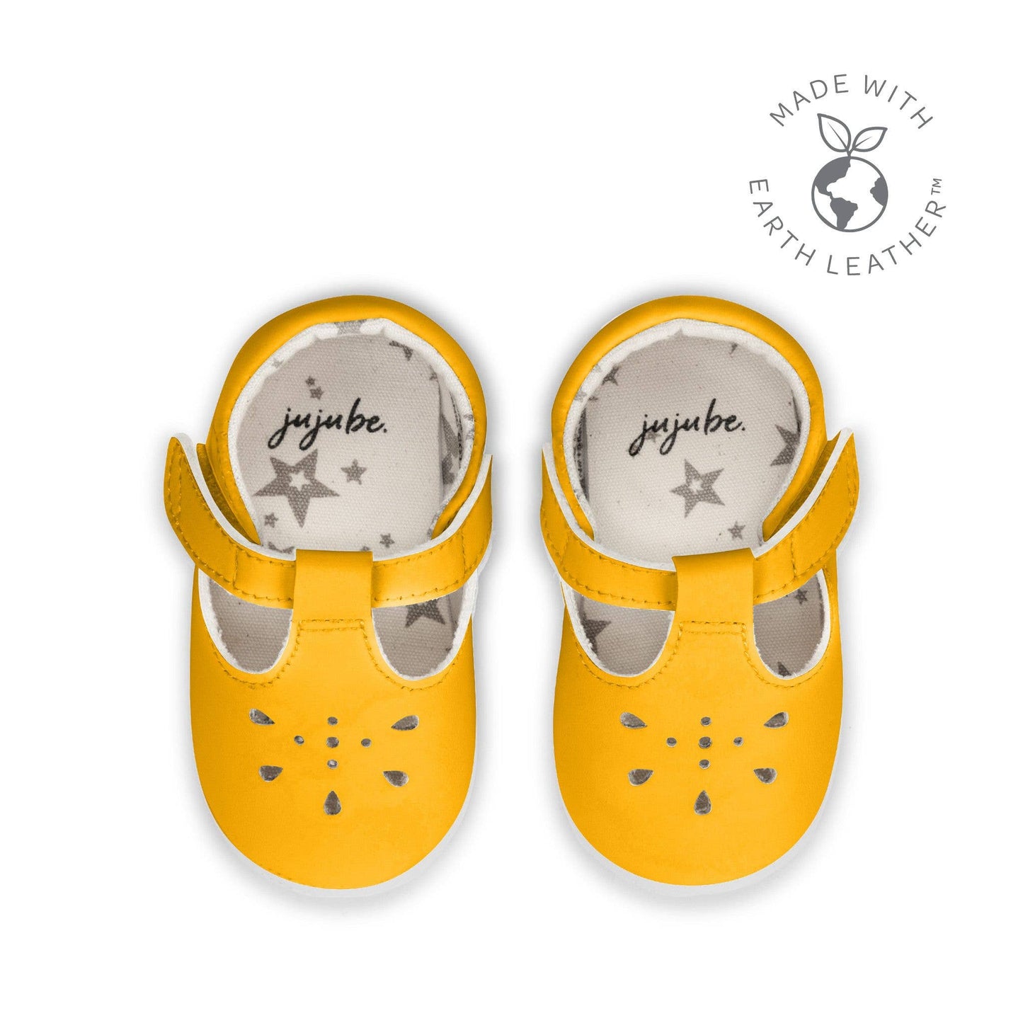 JuJuBe - Eco Steps - Mary Jane Sunflower Yellow: 6-9