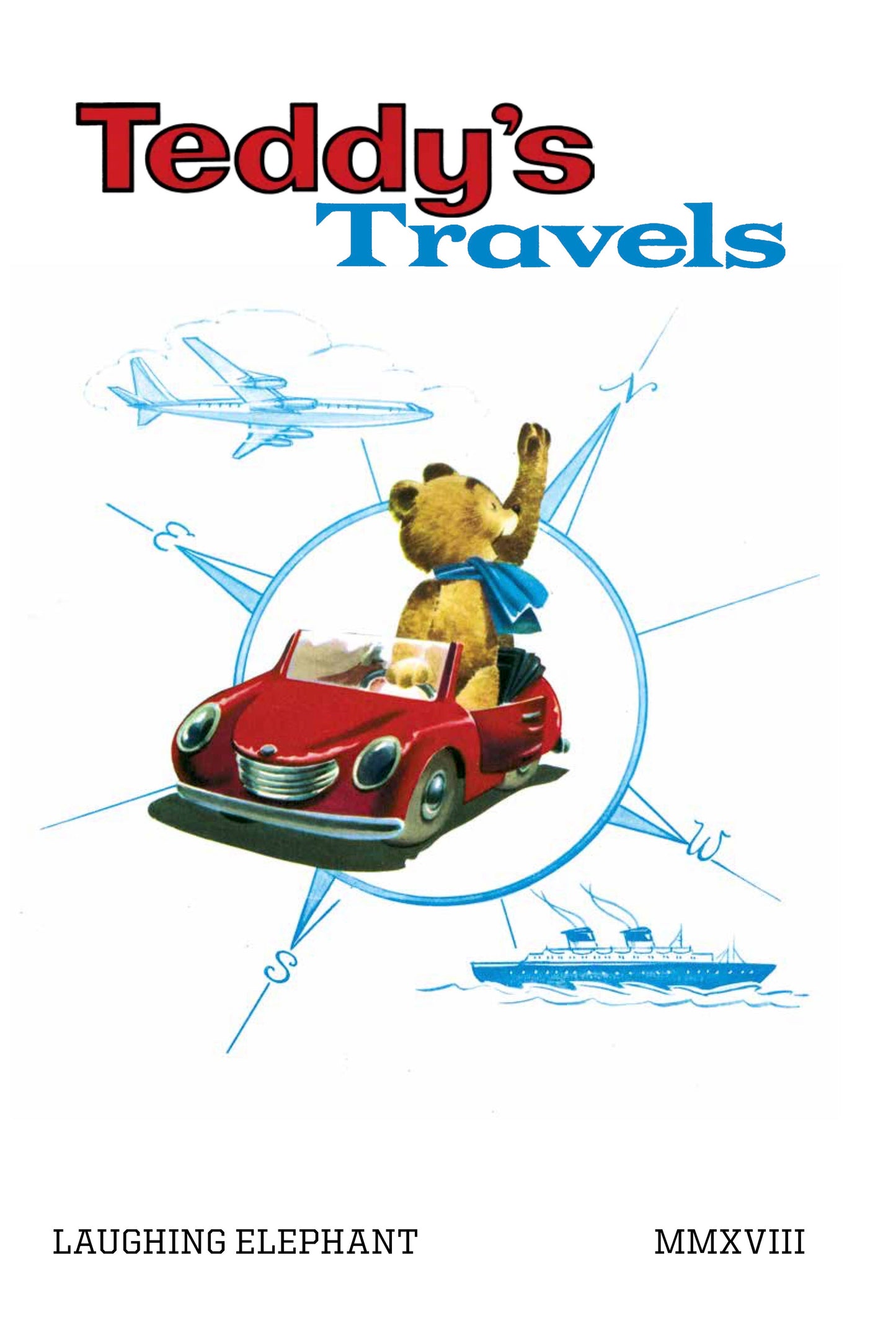 Laughing Elephant Books - Teddy's Travels - Children's Picture Book-Vintage