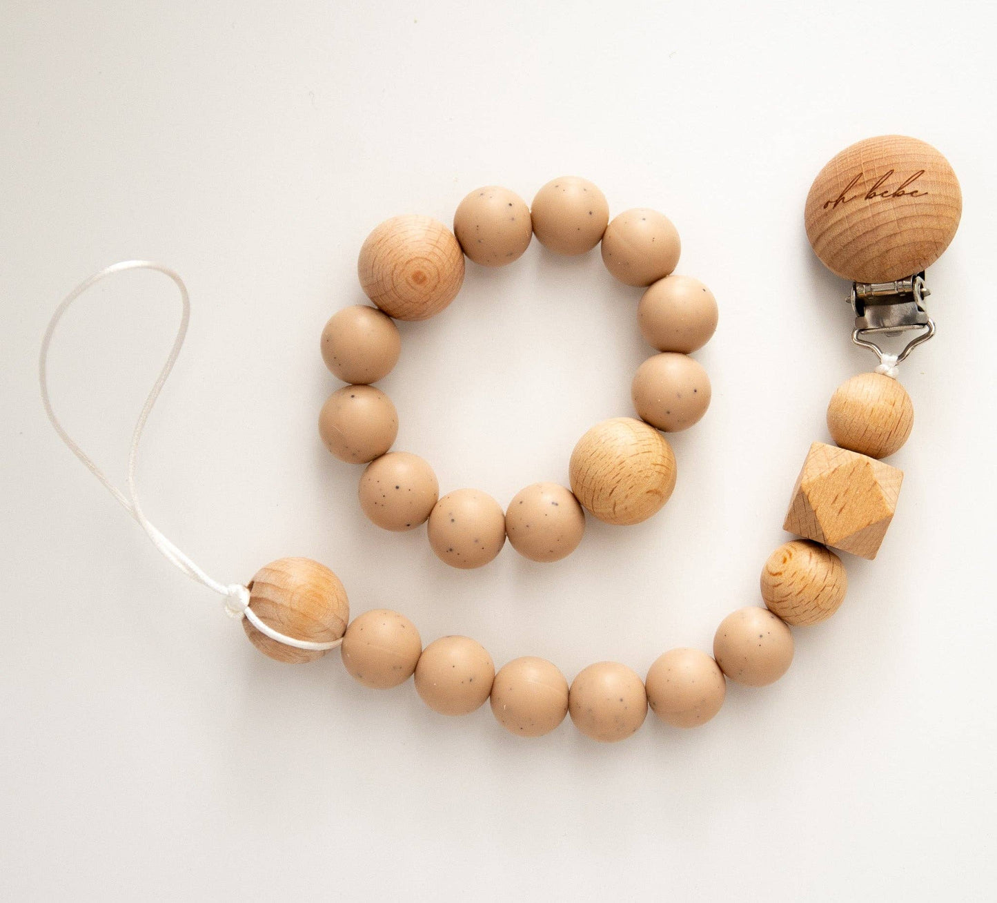 Soother Clip and Teething Ring