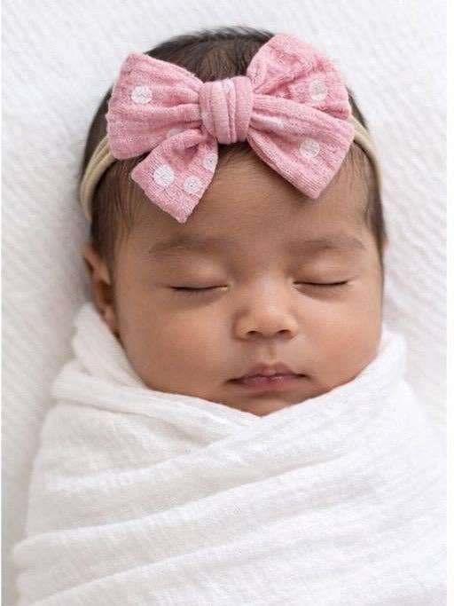 SpearmintLOVE - 3-Pack Nylon Bows, Eloise