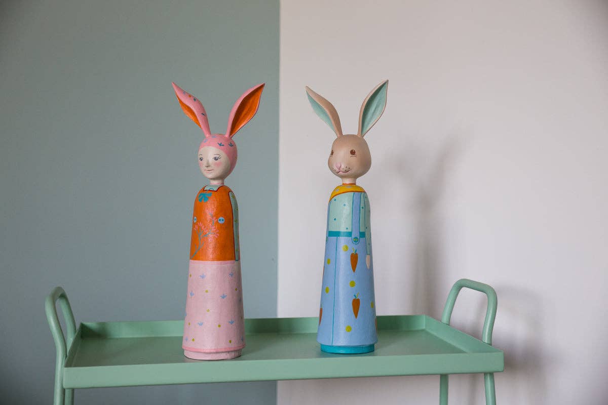 Children's piggy bank - Mrs. rabbit - Christmas gift for children