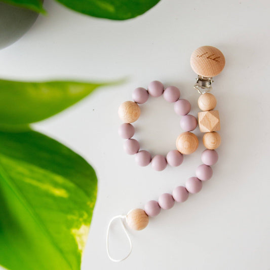 Soother Clip and Teething Ring