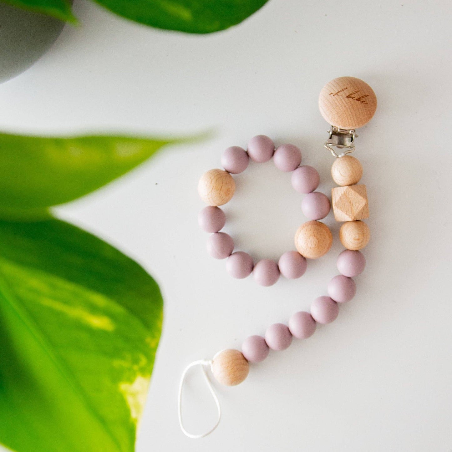 Soother Clip and Teething Ring