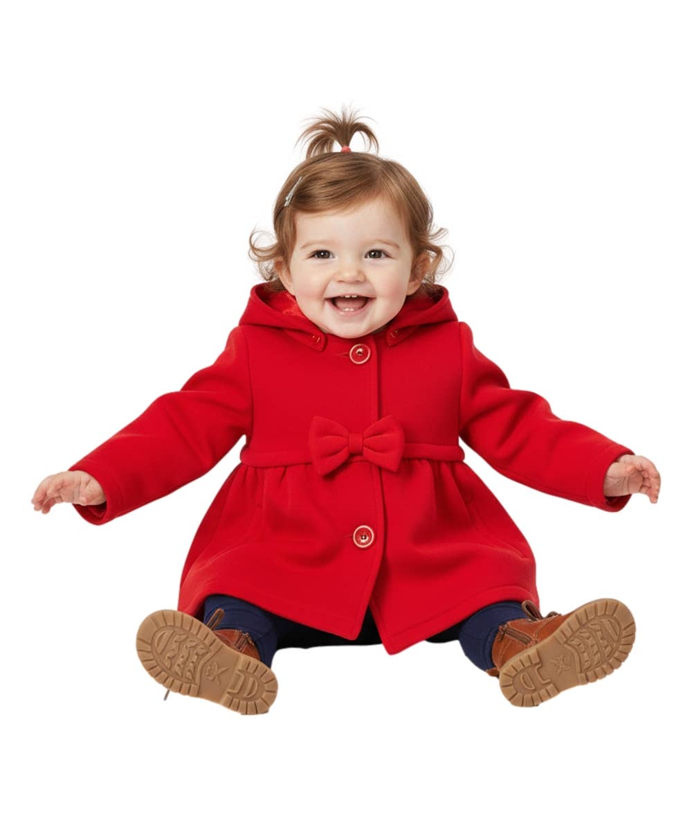 Unik - Baby Jacket with Bow 2-4: Rose / 4
