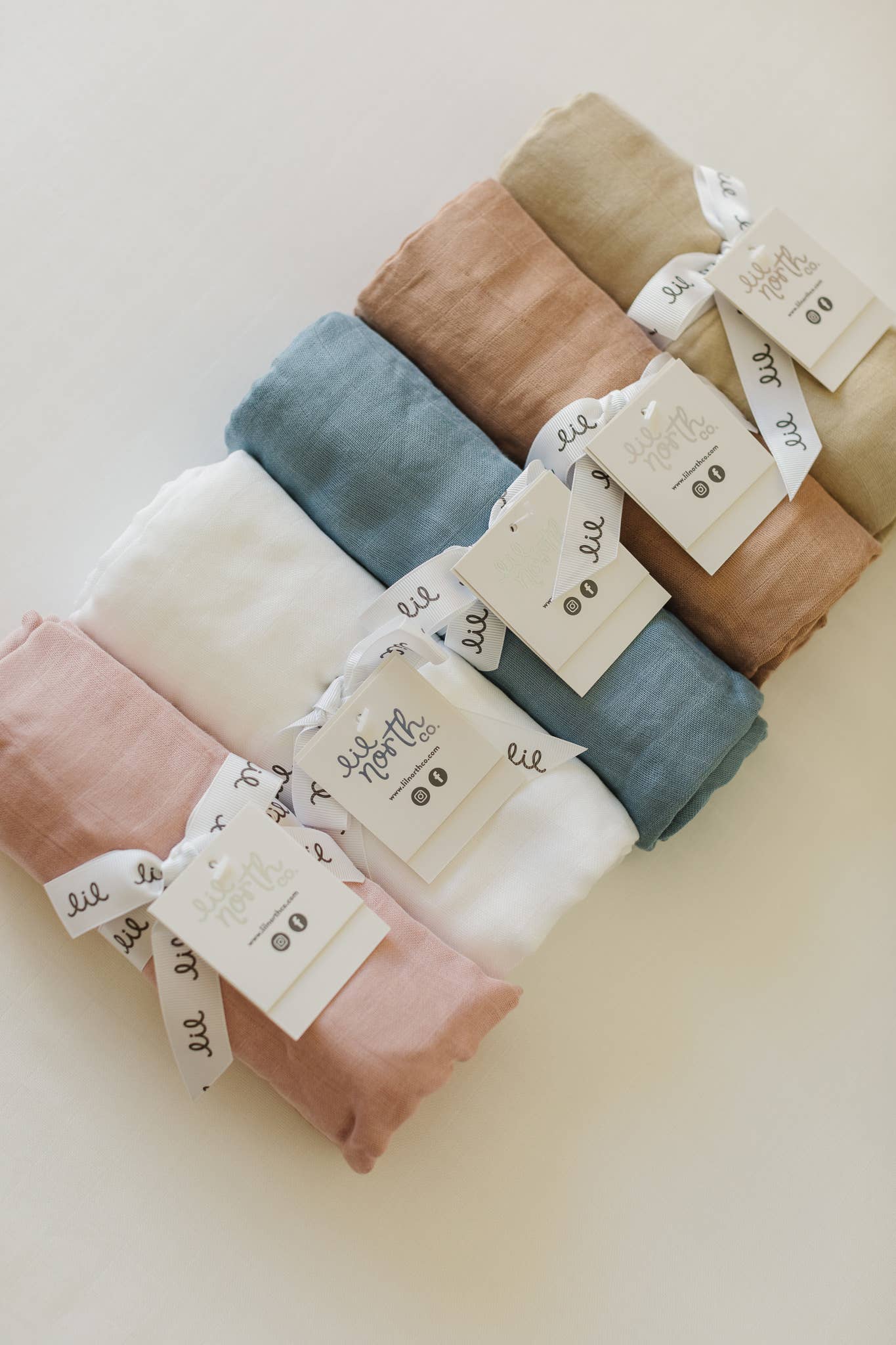 Dusty Blue Muslin Single Swaddle