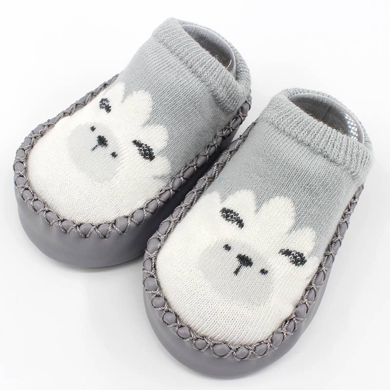 PatPat - Baby Animal Print Antiskid Socks: Pink / 6-9M