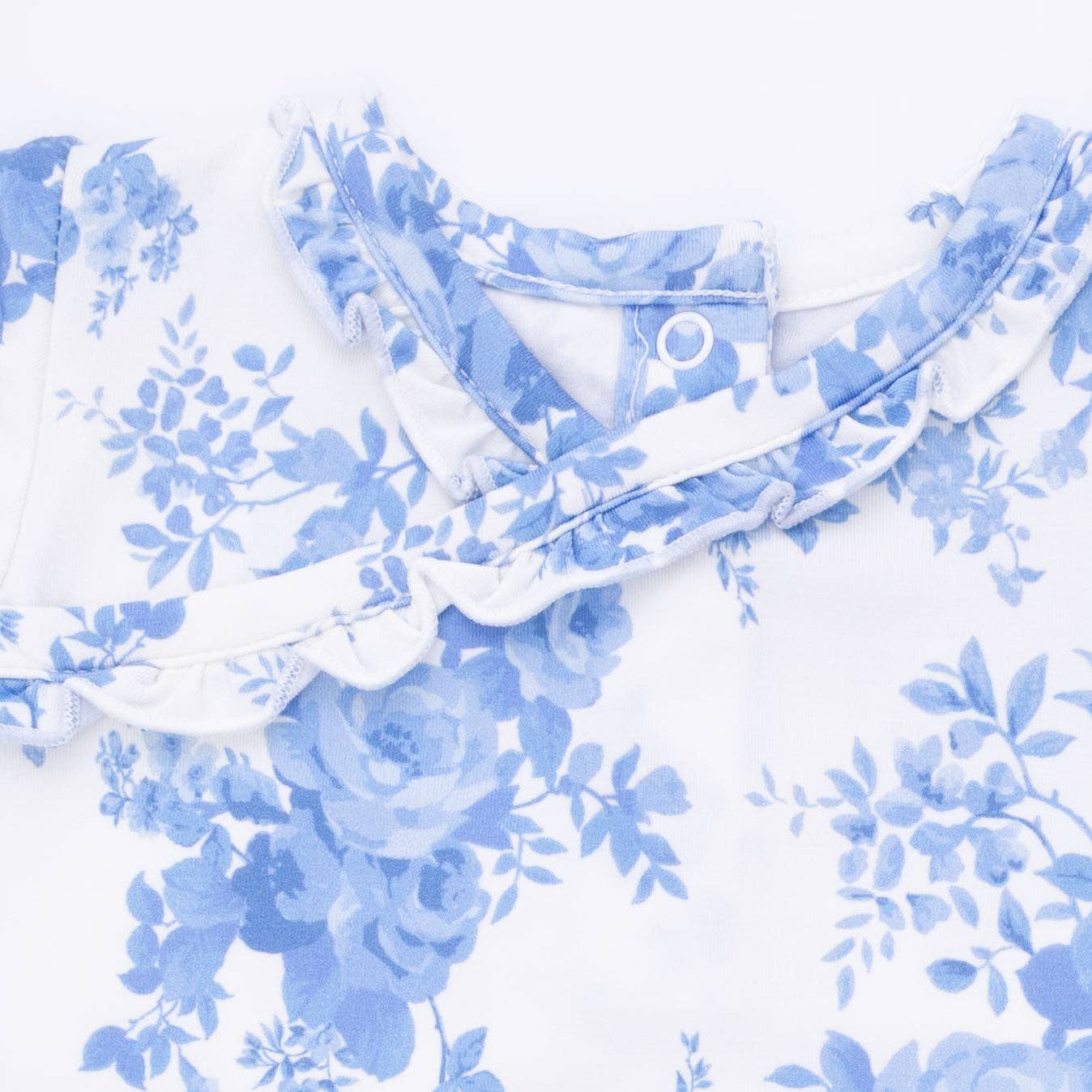 Angel Dear - Dream Cottage Floral - Kimono Gown & Knot Headband: 0-3M