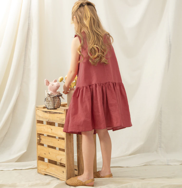 Annie & Charles® organic linen dress