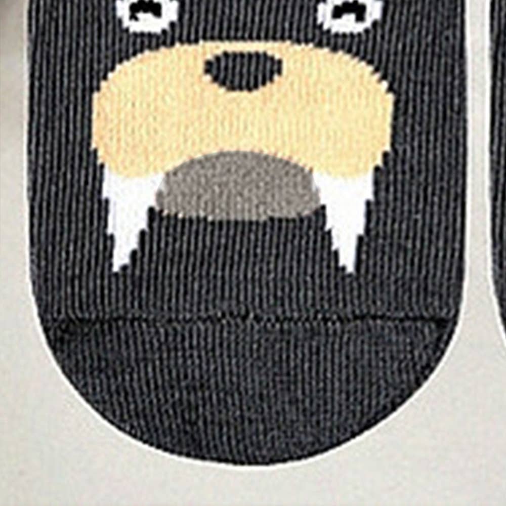 PatPat - Baby / Toddler Cartoon Floor Socks: Dark Grey / 18-24 Months