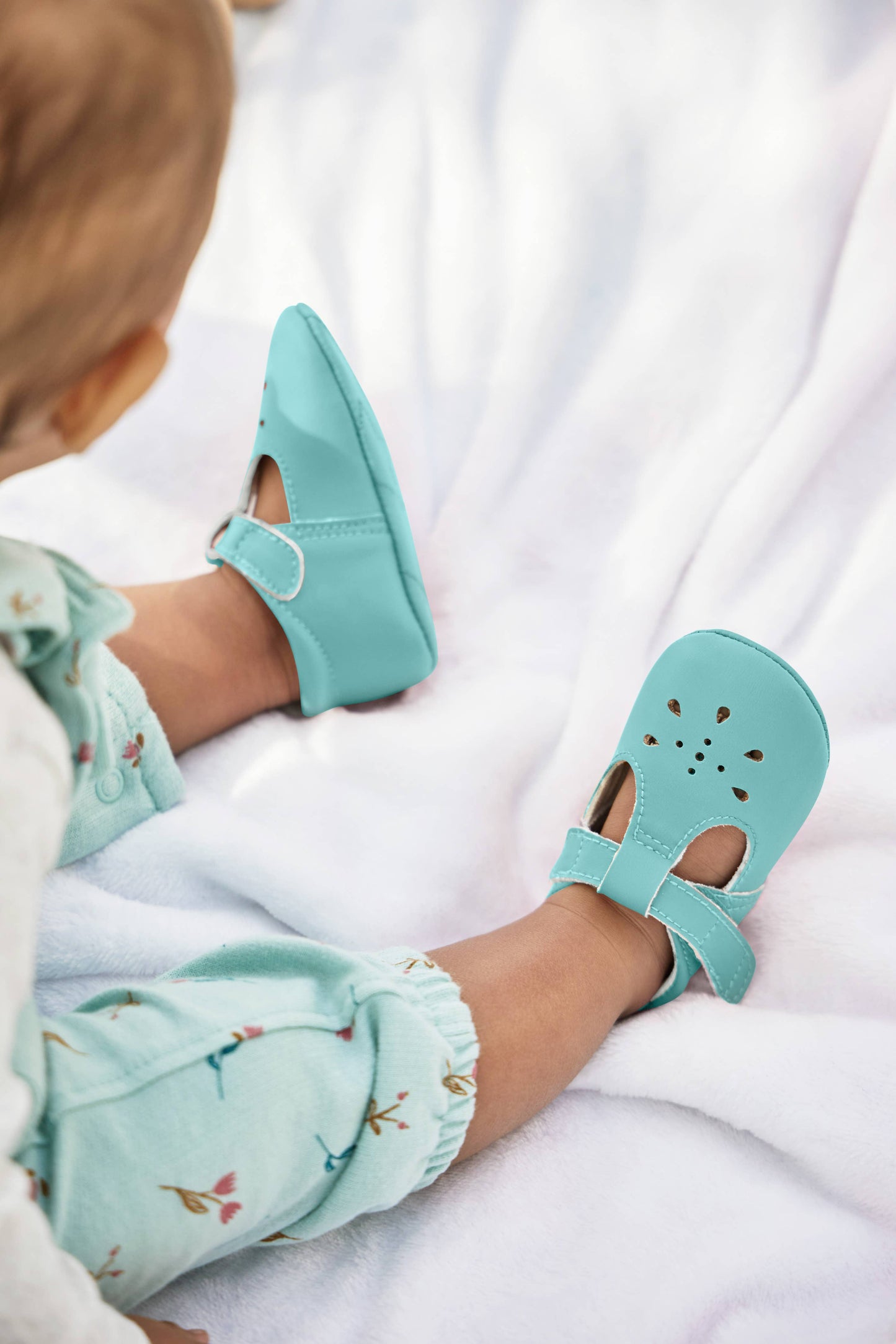 JuJuBe - Eco Steps - Mary Jane Crystal Blue: 3-6
