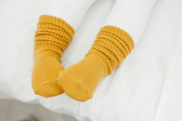 Vaenait Baby - Toes Warmer- Mustard Socks: Mustard / M (3 ~5T)