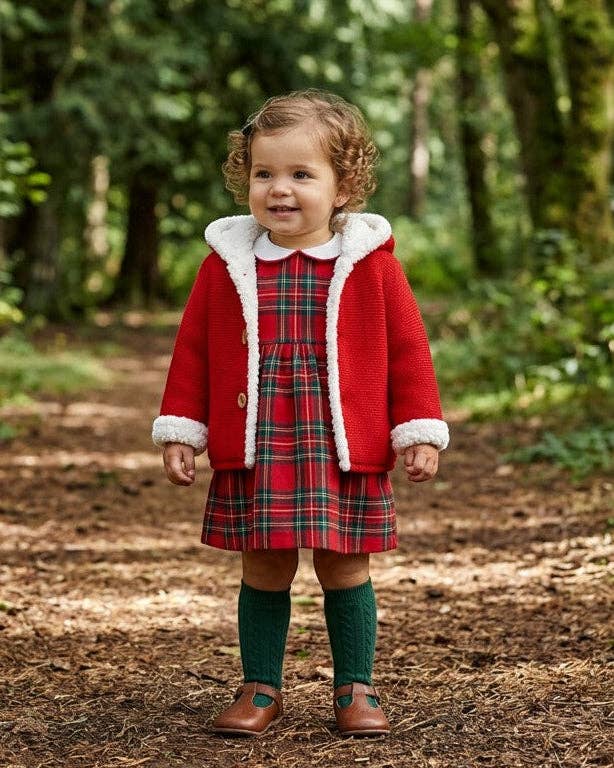 Julius Berger & Carriage Boutique - Carriage Boutique Sherpa-Lined Hooded Jacket Red: Red / 3M