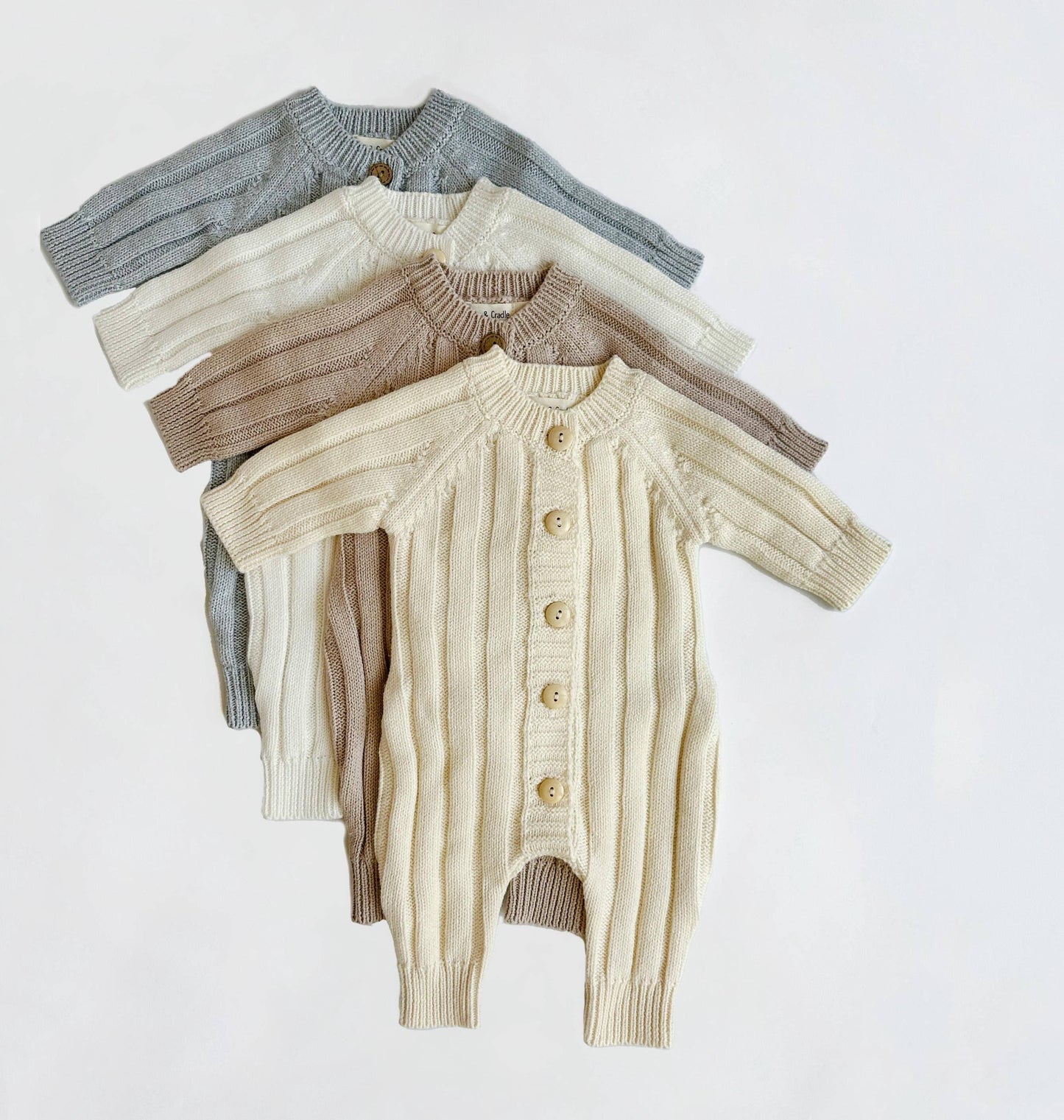 OLIVE & CRADLE - Milo Jumpsuit: Heathered blue / 12-18 monthsUS numeric