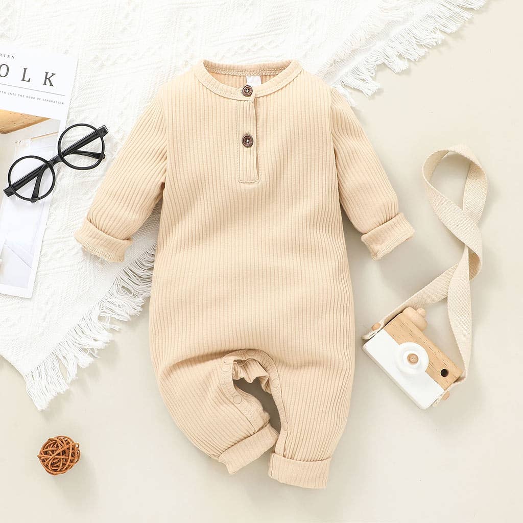 PatPat - Baby Boy / Girl Cotton Knitted Style  Cardigan Jumpsuit: Pink / 6-9 Months
