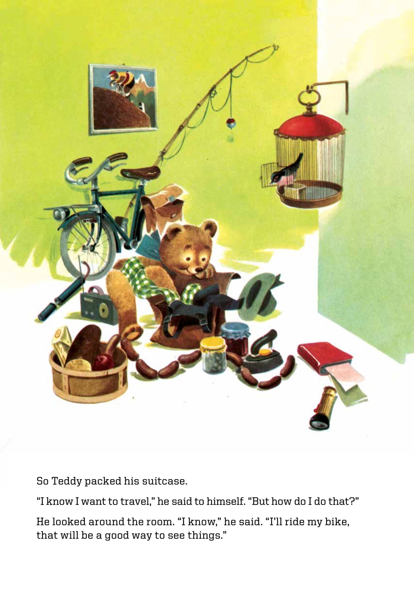 Laughing Elephant Books - Teddy's Travels - Children's Picture Book-Vintage