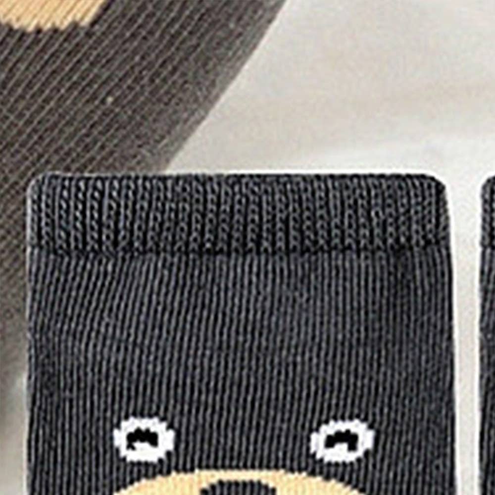 PatPat - Baby / Toddler Cartoon Floor Socks: Dark Grey / 2-3 Years