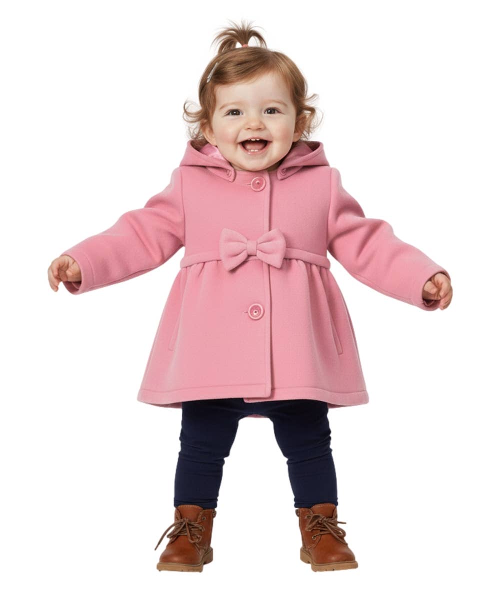 Unik - Baby Jacket with Bow 2-4: Red / 2
