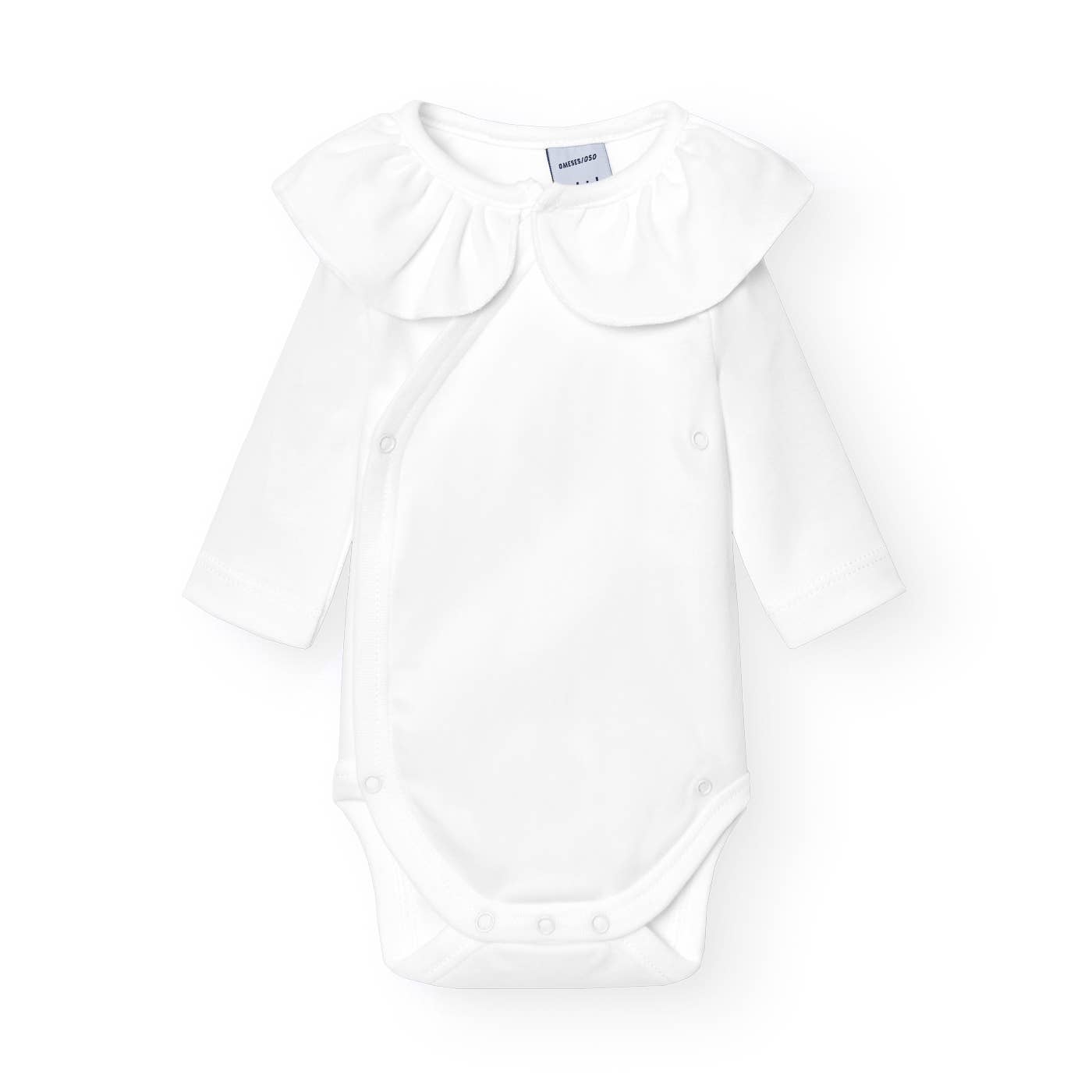CROSSED BODY WITH RUFFLE NECK