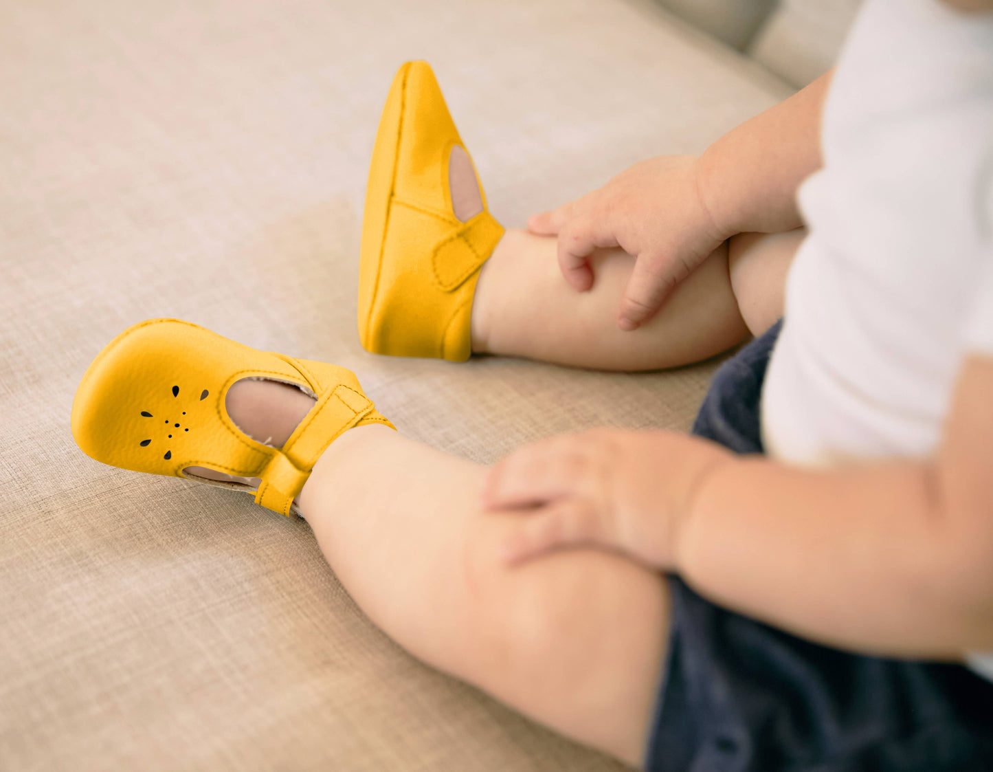 JuJuBe - Eco Steps - Mary Jane Sunflower Yellow: 6-9