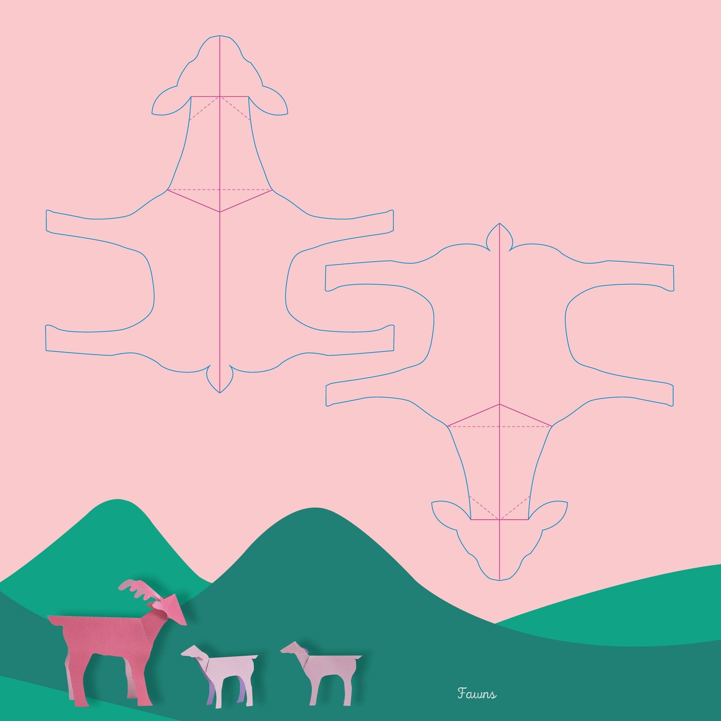 Schiffer Publishing - Baby Animals: Fold & Play