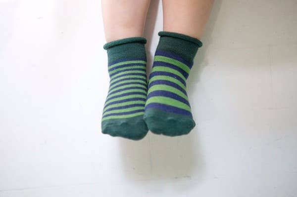 Vaenait Baby - Ppippi Green Ankle Socks: Green / L(5-7T)