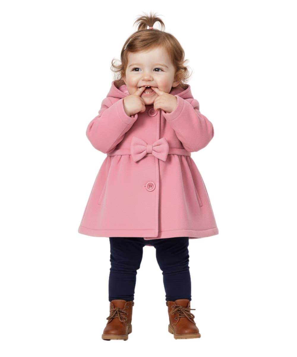 Unik - Baby Jacket with Bow 2-4: Red / 2