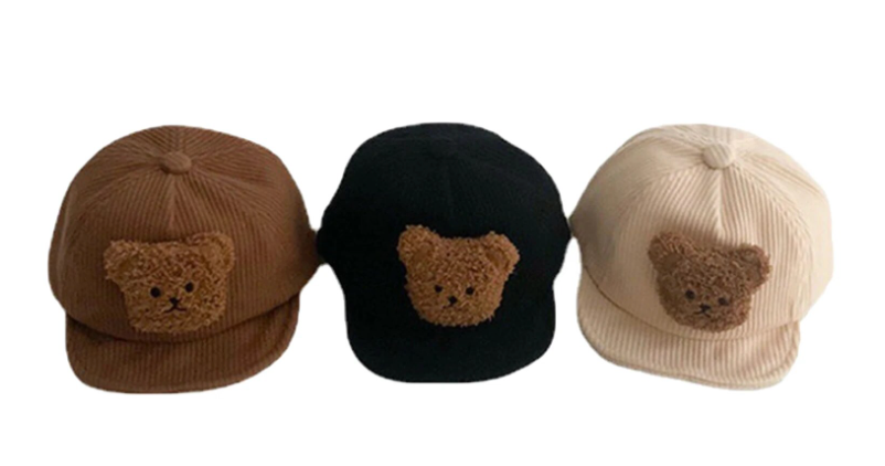 The New Class - Teddy Corduroy Hat: Polar Bear