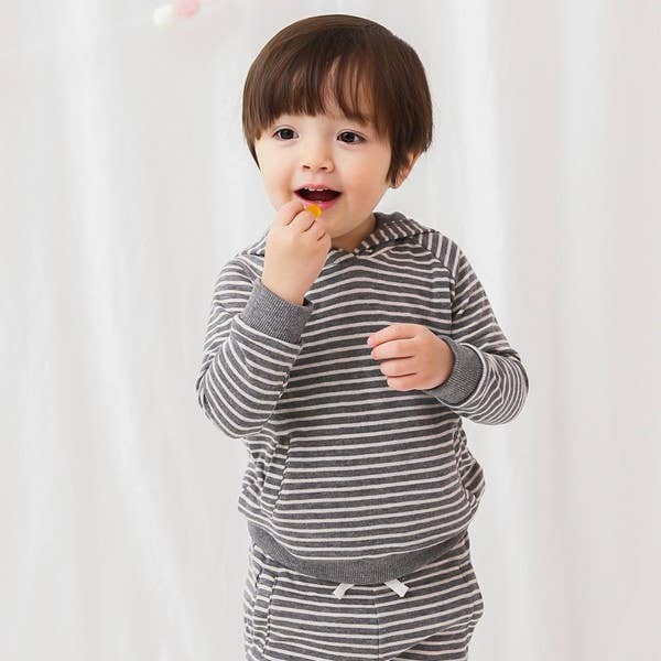 Vaenait Baby - Bengdi Hoodie Grey- Hoodie & Pants Set: Grey / S(2T)