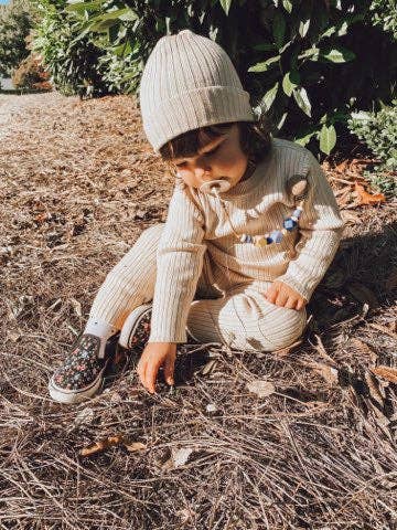 Rocket Bug - Rocket Bug Soft Knit Baby Set- Matching Long Sleeve Pants, Top, and Hat Set for Boys and Girls: Russett / 2T
