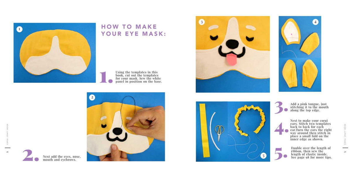 Simon & Schuster - Corgi Crafts by Ellen Deakin: Paper Over Board; 200 pages / English