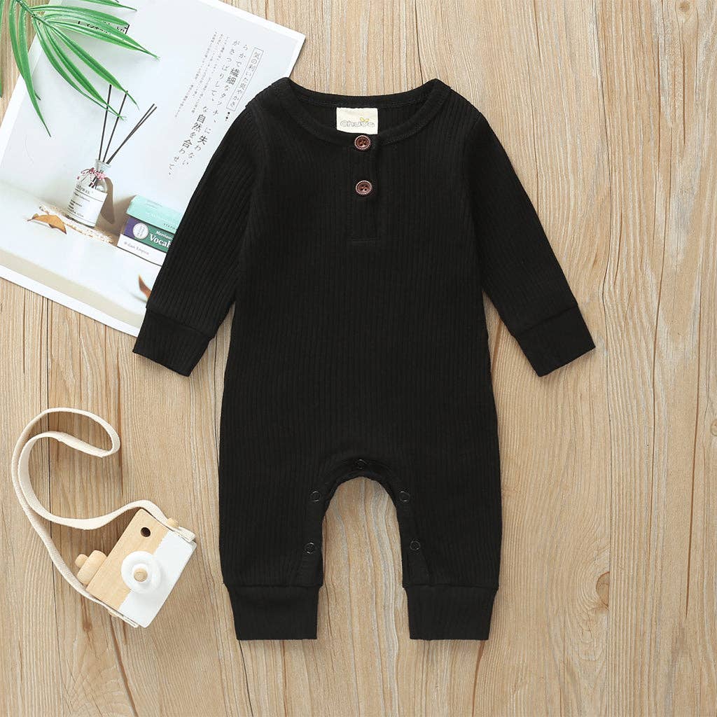 PatPat - Baby Boy / Girl Cotton Knitted Style  Cardigan Jumpsuit: Green / 9-12 Months
