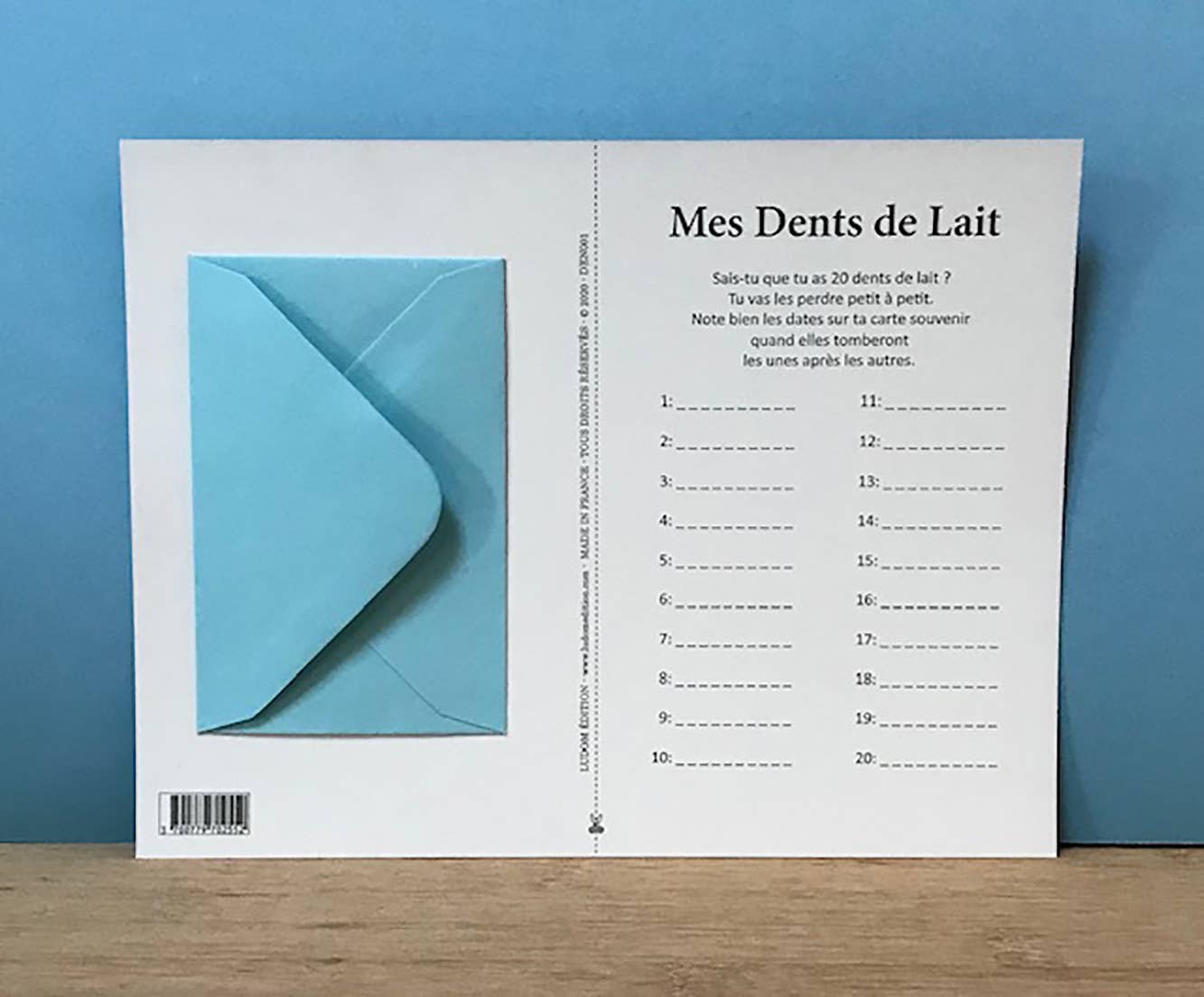 My Baby Teeth Large Card