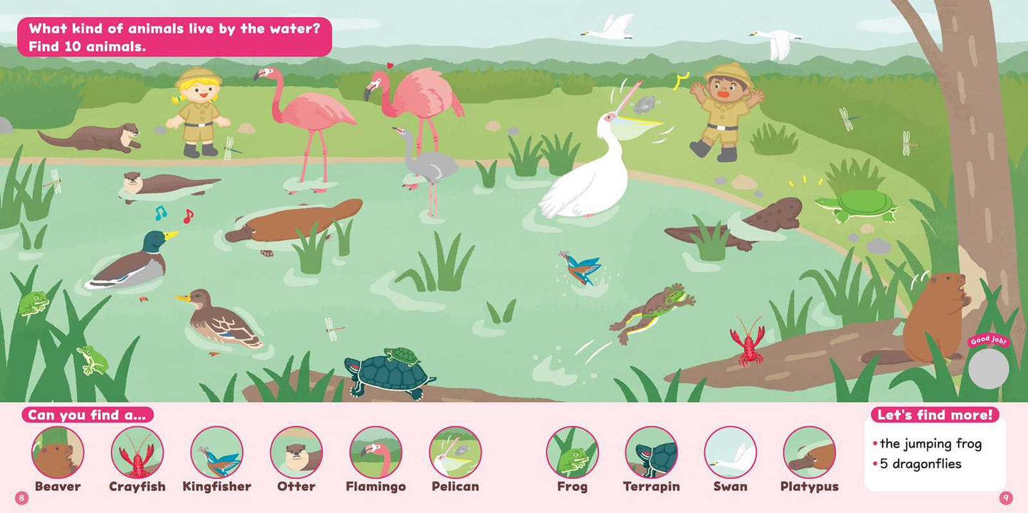 Simon & Schuster - SEEK, FIND, FUN! Animals by Gakken early childhood experts: Paperback; 58 pages / English