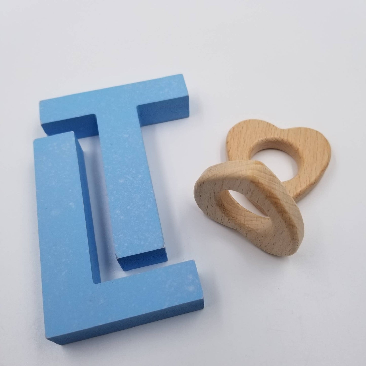Heart Teething Baby Wooden Grasping Toy