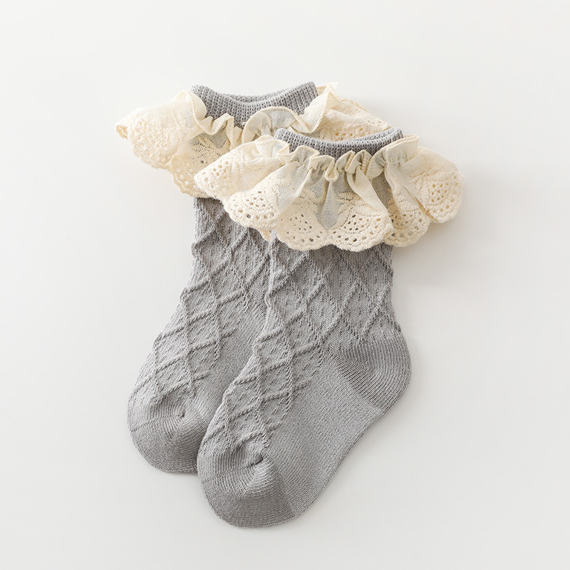 Annie & Charles® baby socks with ruffles
