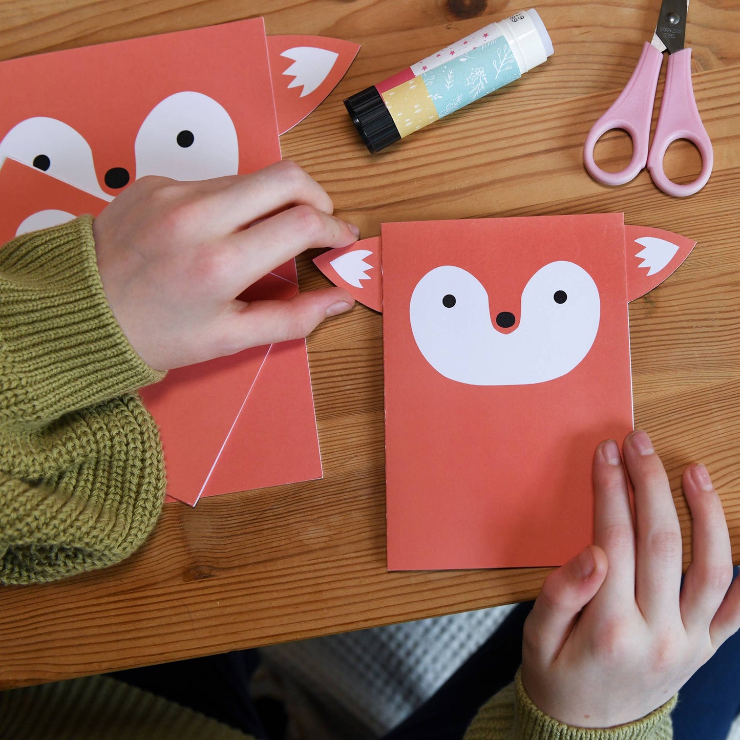 Fox Recyclable Animal Card