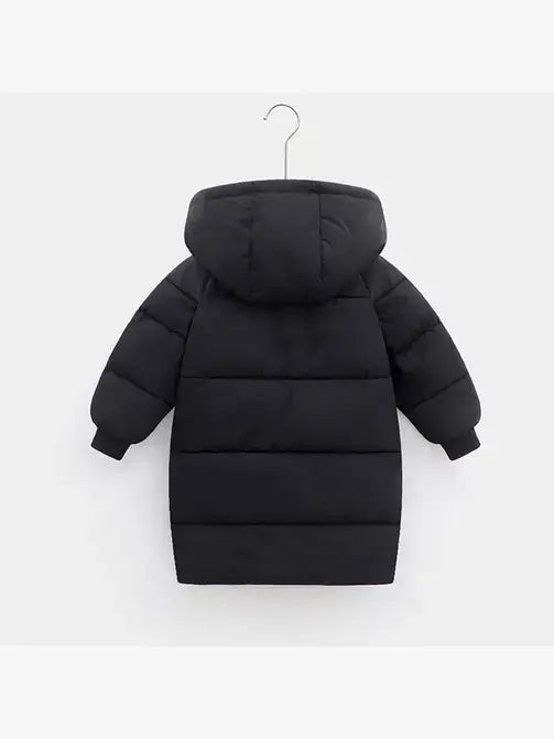 PatPat - Toddler/Kid Unisex Basic Solid Color Button Padded Coat: Green / 5-6T