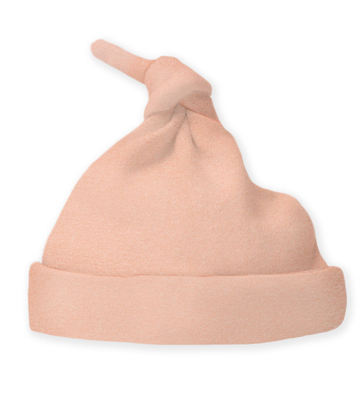 SwaddleDesigns - 2pc Gift Set - Pajama Gown and Hat - Heathered Peach Blush