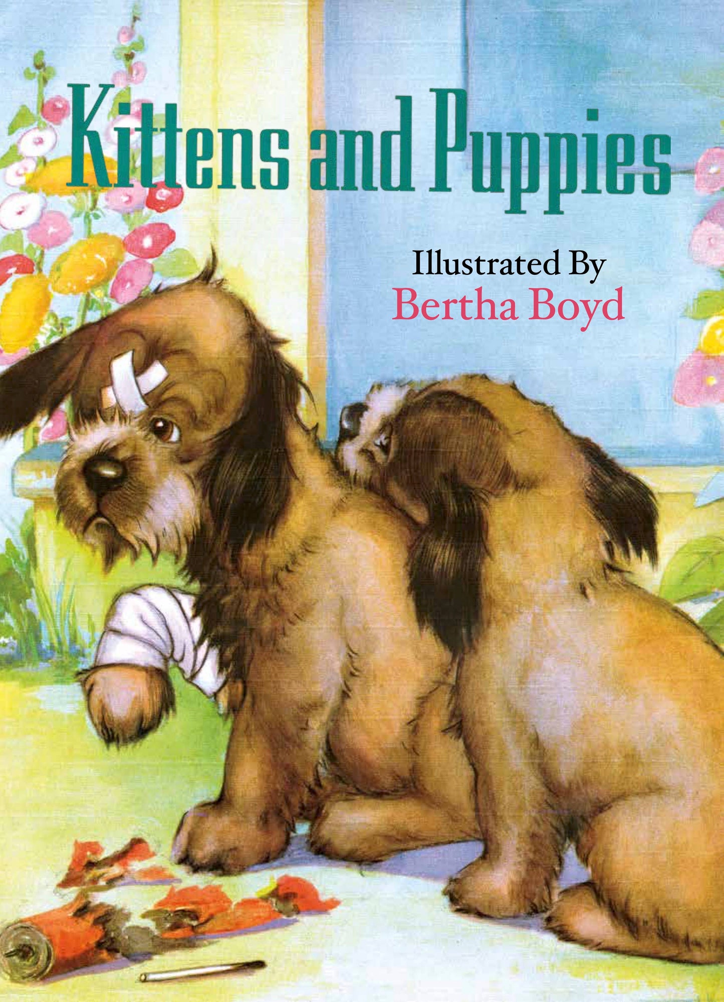 Laughing Elephant Books - Kittens And Puppies- Children's Picture Book-Vintage