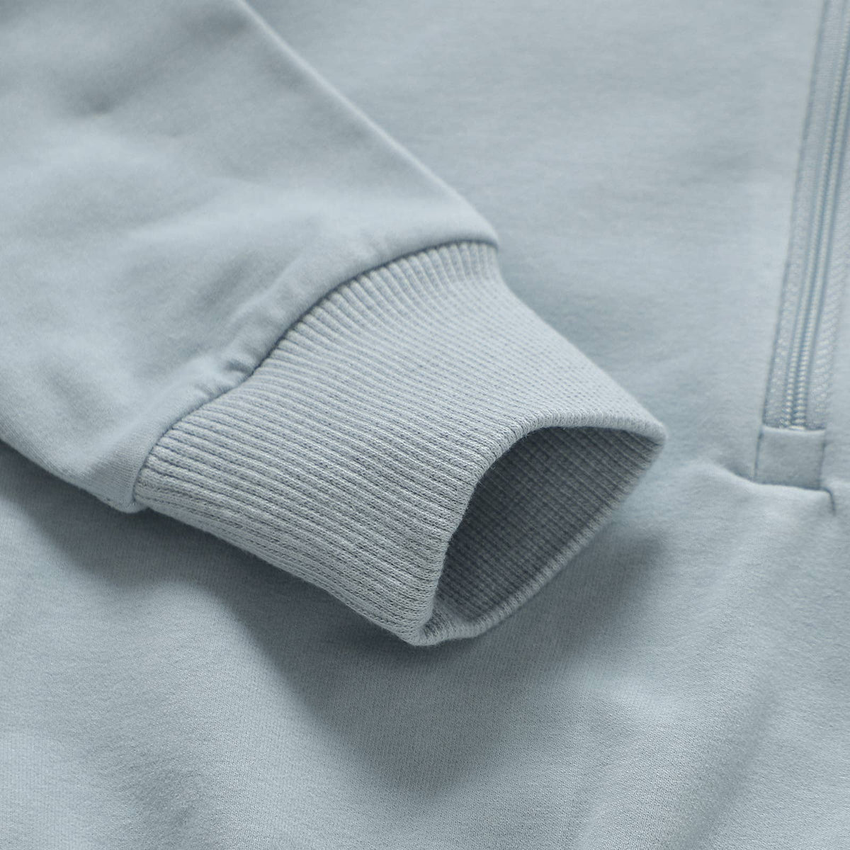 Almond Bud - The French Terry Organic Cotton Beach Jogger Set: Muted Sage / 12-18M