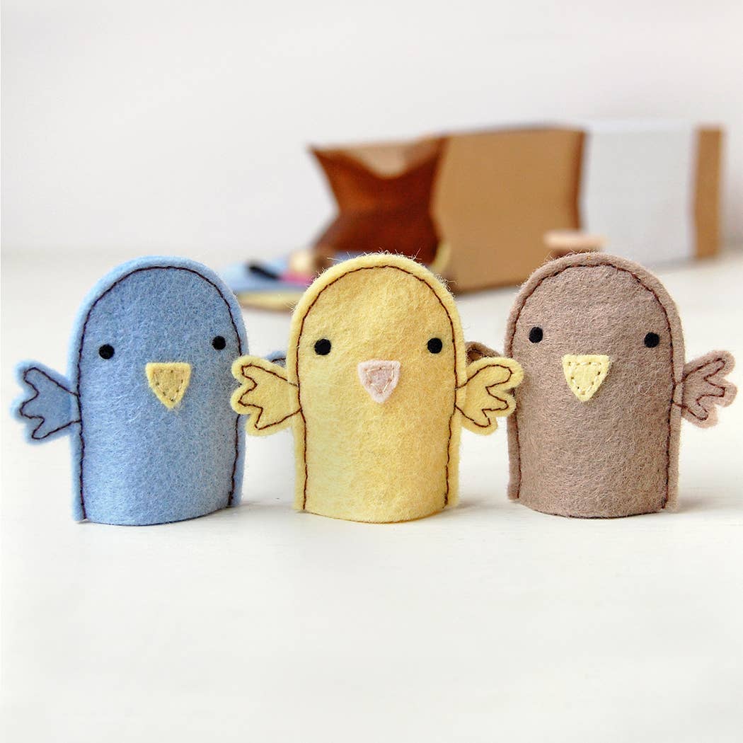 Make Your Own Bird Finger Puppets Craft Kit