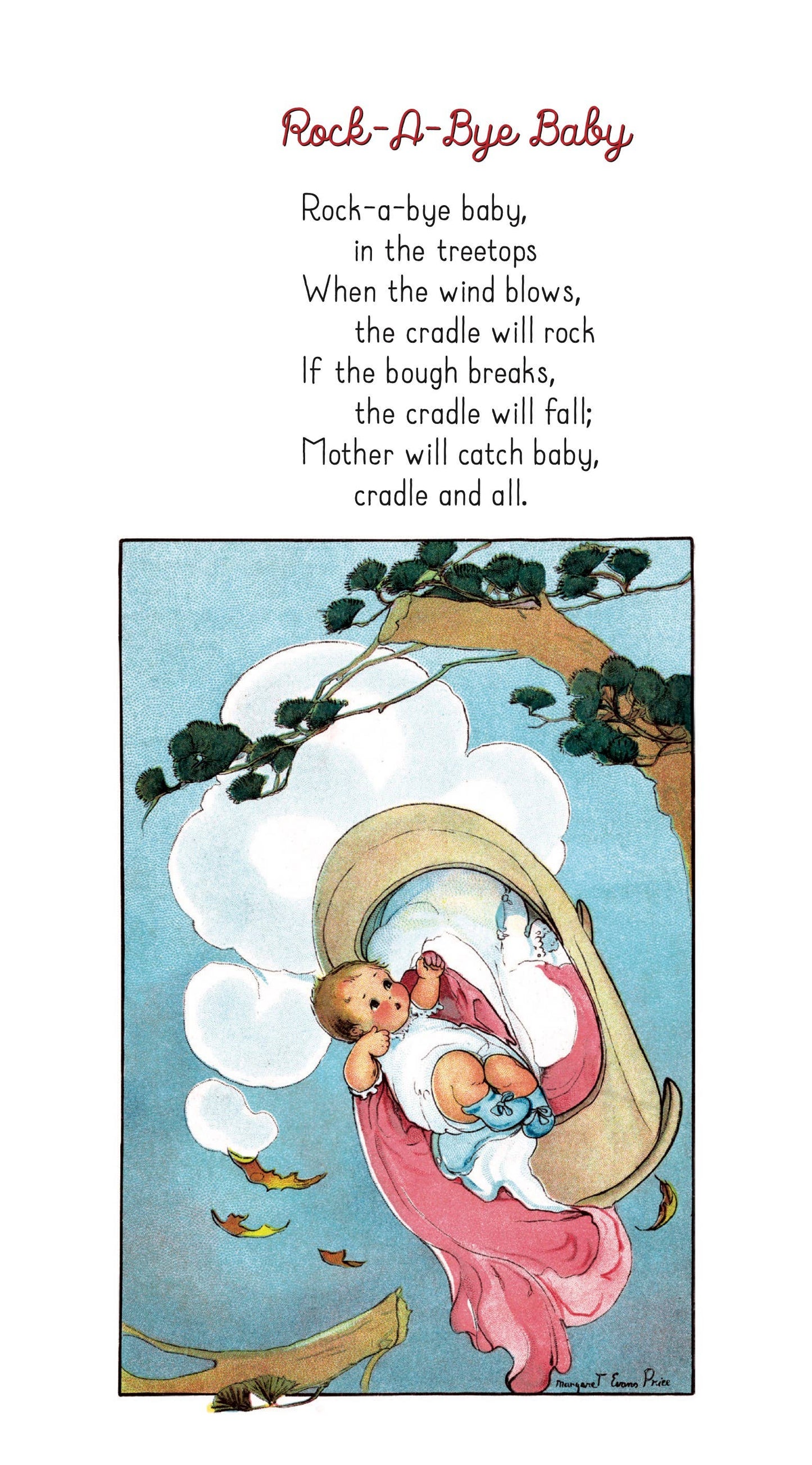 Laughing Elephant Books - Mother Goose -Children's Board Book - Vintage