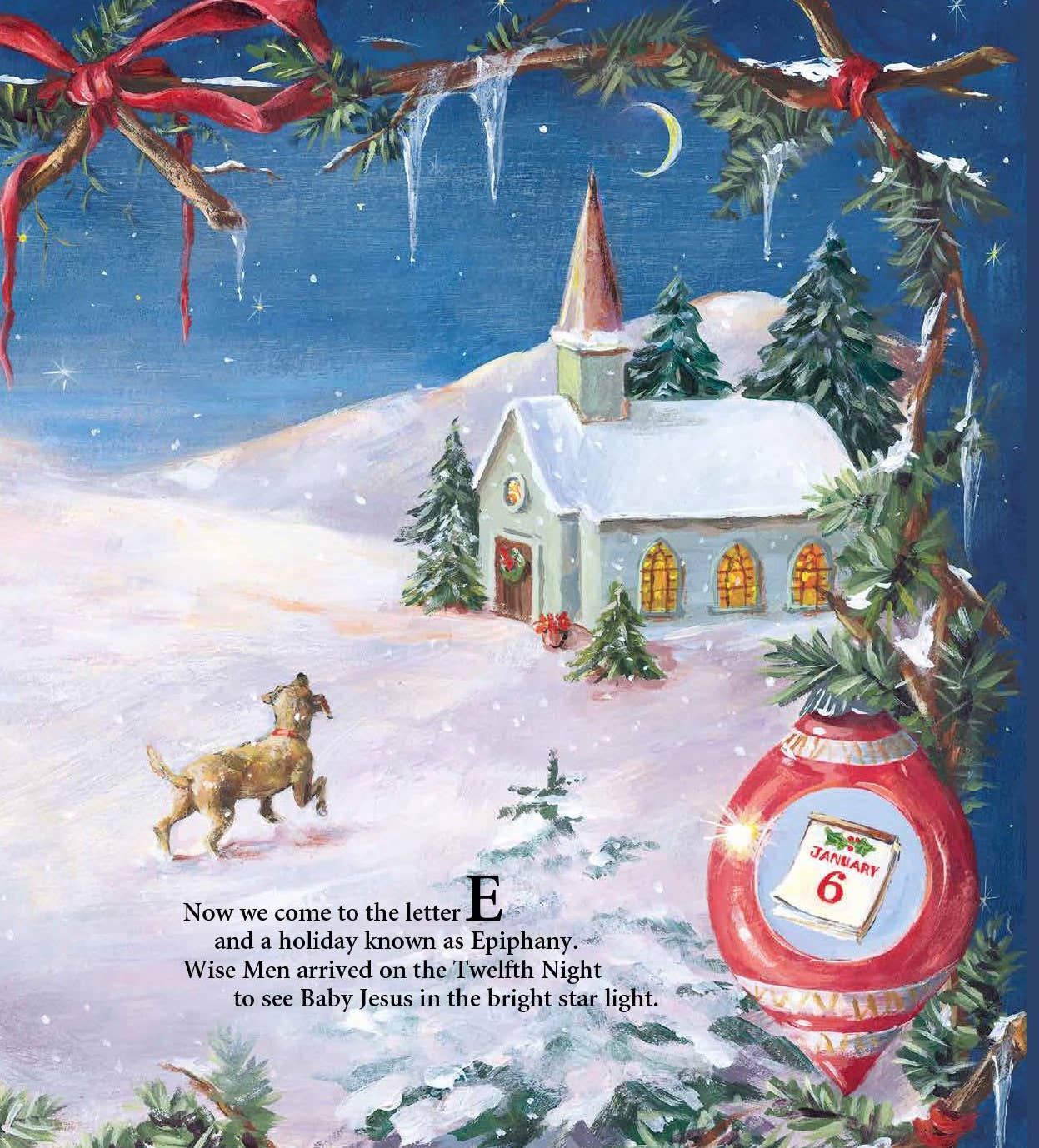 Sleeping Bear Press - S is for Star: A Christmas Alphabet Paperback