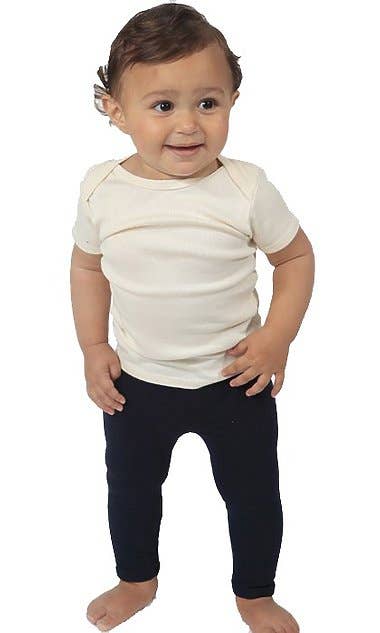 Royal Apparel - Infant Cotton Spandex Leggings: HEATHER GREY / 12/18